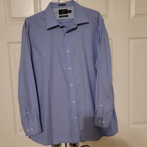 3/$15 BLACK BROWN Custom striped shirt - Picture 1 of 3